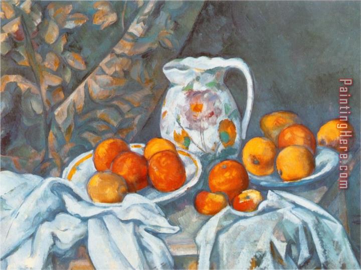 Paul Cezanne Still Life with Tablecloth